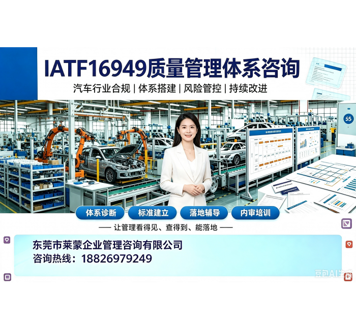 IATF16949 认证咨询｜汽车供应链质量管理体系搭建